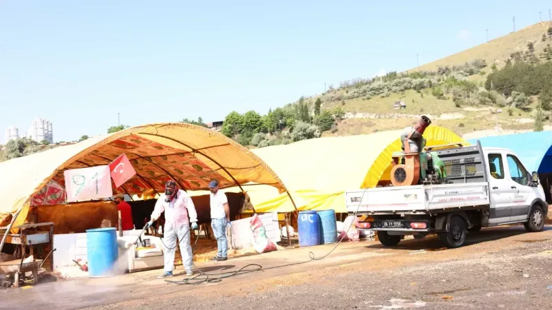 Çankaya Belediyesi kurban satış ve kesim alanını kurdu