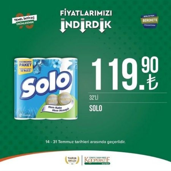  Tarım Kredi Market, A101, Migros, Bim ve Şok Markete Büyük Rest! Ayçiçek Yağı 36.90 Lira, Pirinç 30 Lira, Kağıt Havlu 18 Lira, Un 12 Lira, Salça 36 Lira, Sucuk… Sınırlı Sayıda! Yetişen...