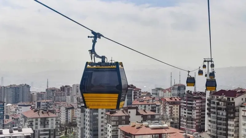  Ankara Büyükşehir 5 yıldır çalıştıramadığı teleferik için çalışmaya başladı!