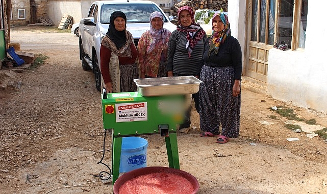  Antalya Büyükşehir Belediyesi Elmalılı kadınları yalnız bırakmadı