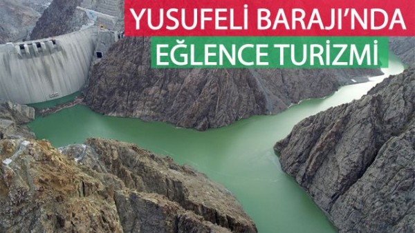 Artvin Yusufeli Barajı'nda Bot Ve Kano Turları Düzenleniyor