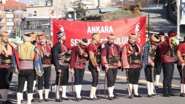  Atatürk'ün Ankara'ya gelişinin 104. yılı kutlandı