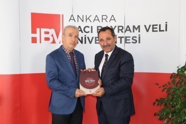  Enver Demirel'den Ankara'ya atanan rektörlere anlamlı ziyaret