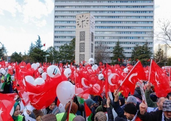 Sincan Belediye Başkanı Murat Ercan Gazze direnişinin yanında