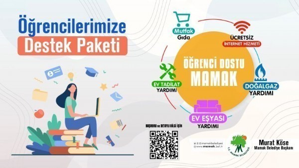  Mamak Belediyesi'nden üniversite öğrencilerine destek!