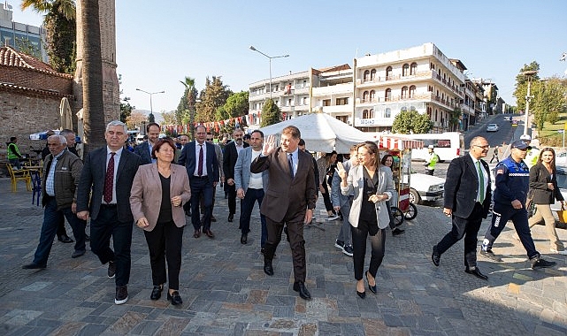 Başkan Tugay'dan Selçuk turu  “Efes Selçuk tarihine geçecek en güzel dönemlerden biri olacak