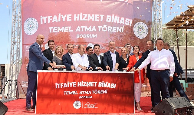  Bodrum İtfaiye Hizmet Binasının Temeli Atıldı