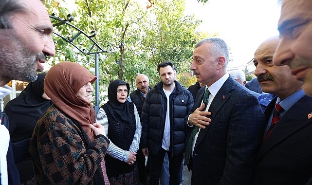  Büyükakın, doğalgaz patlamasından etkilenen vatandaşları ziyaret etti