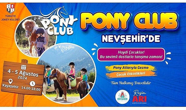  Çocuklar Kayaşehir'de 'Pony' Atlarına Binecek