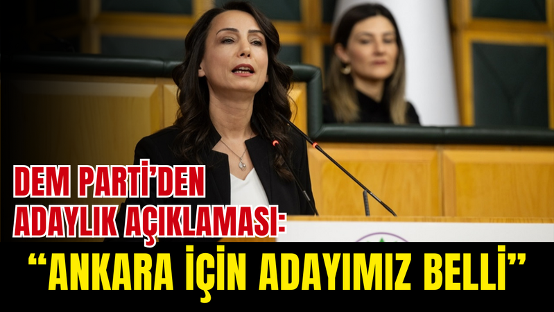 DEM Parti'den adaylık açıklaması: 