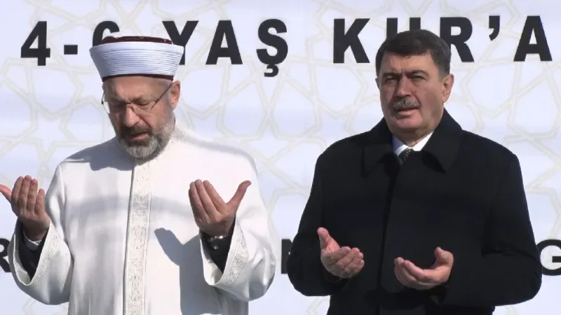  Diyanet İşleri Başkanı Erbaş Ankara'da kuran kursu açılışını gerçekleştirdi!