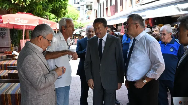  Başkan Tiryaki Hamamönü Esnafıyla Buluştu