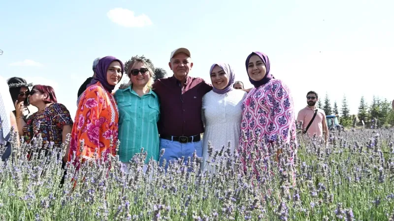  Mamak Lavanta Bahçesi, Lavanta Şenliği İle Yeni Sezonunu Açtı