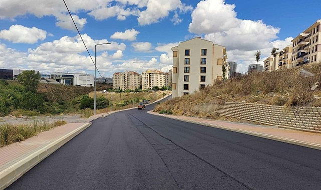  Gebze Kirazpınar TOKİ yolu asfaltlandı