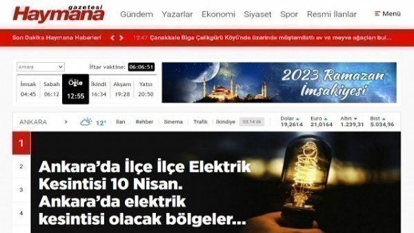 Haymana gazetesi kimindir? Haymana gazetesi nerede yayın yapıyor? Haymana gazetesinin sahibi kimdir?