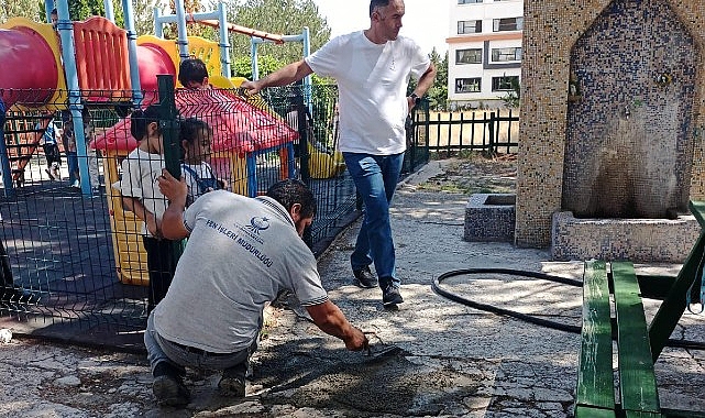 Kahramankazan Belediyesi Fen İşleri Müdürlüğü ekipleri ilçedeki çalışmalarına devam ediyor