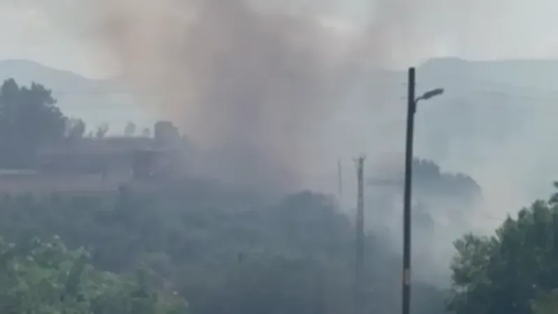 Kızılcahamam'da orman yangını!