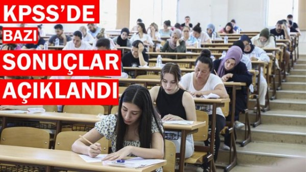 KPSS Sınavı İle Kamu Kurum Ve Kuruluşlarına Girenlerin Bir Kısmı Açıklandı