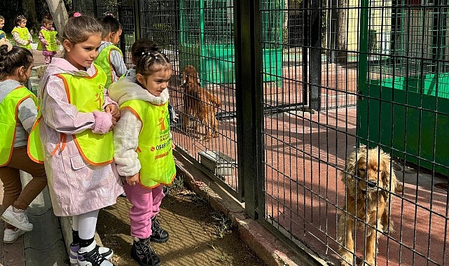 Küçük hayvanseverlerden can dostlarına ziyaret