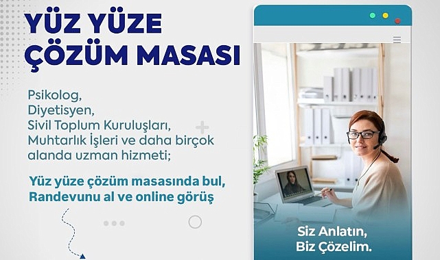 Muğla Büyükşehir Belediyesi'nden Dijital Hizmet Atağı Yüz Yüze Çözüm Masası Projesi