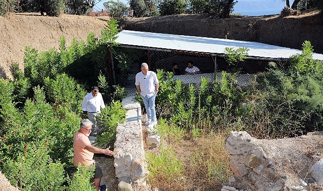  Myrleia Antik Kenti mozaiklerinin korunması ve geleceğe taşınması için başlatılan restorasyon ve konservasyon çalışmaları tamamlandı