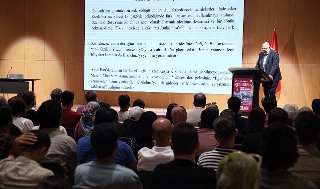  Prof. Dr. Afyoncu'dan Konya Büyükşehir Taş Bina'da “Kızılelma