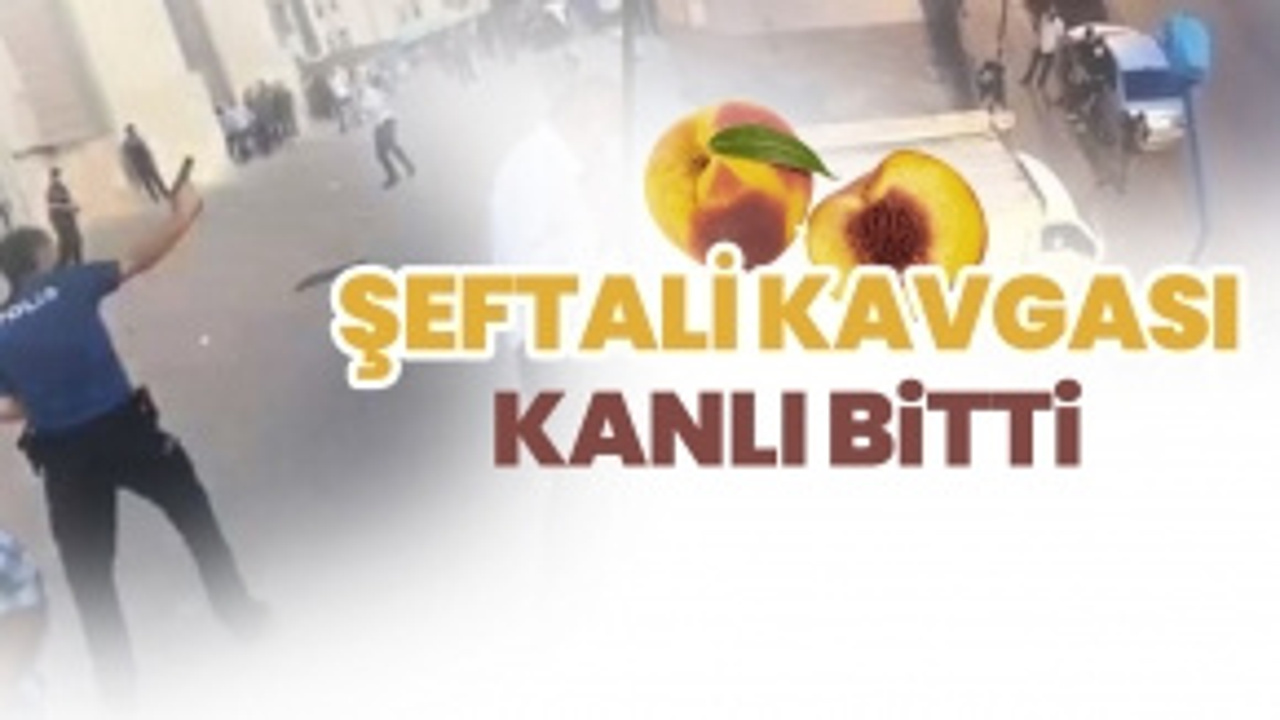 Ankara'da şeftali kavgası kanlı bitti.