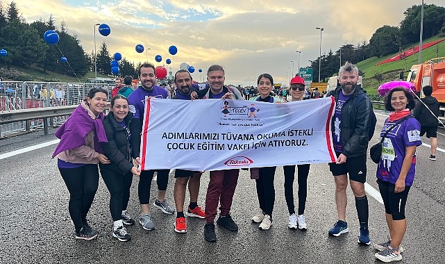 Takeda Türkiye, İstanbul Maratonu'nda TOÇEV İçin Koştu