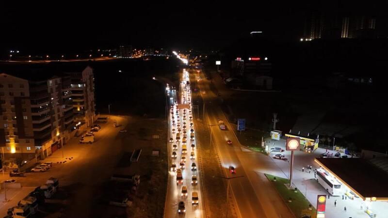 Bayram dönüşü Ankara dahil 43 ilin geçiş güzergahında araç yoğunluğu yaşanıyor