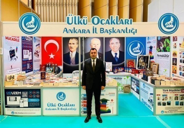 ÜLKÜ OCAKLARI ANKARA İL BAŞKANLIĞI ATO KİTAP FUARINDA